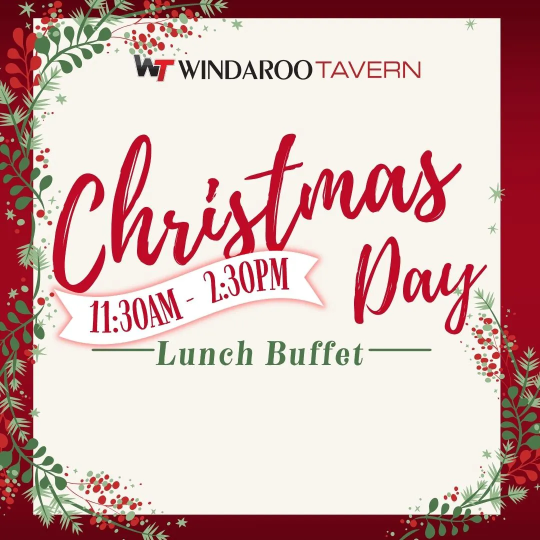Celebrate Christmas Day with a lunch buffet full of your festive favourites at Windaroo Tavern, your local
